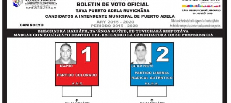 Hoy se realizan las Elecciones Municipales en Puerto Adela, Canindeyú