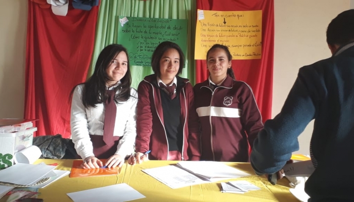 JÃ³venes de Villarrica aprenden ciudadanÃ­a e importancia de la participaciÃ³n electoral 