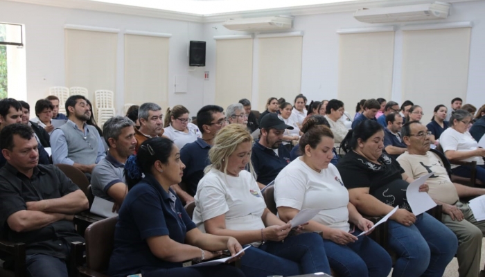 Funcionarios participan de charla sobre nuevo sistema electoral que serÃ¡ aplicado en las Municipales 2020