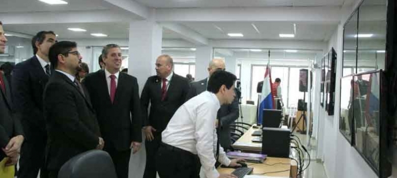 Pte. del TSJE y Ministro de Justicia inauguran sistema digital de registros de la población de las penitenciarías