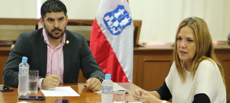 Jueza Electoral de la Capital se reunió con el intendente de Asunción sobre propaganda electoral extemporánea 