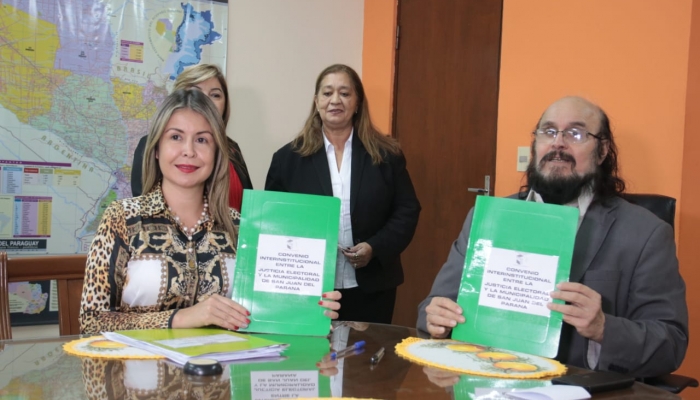 Convenio para optimizar servicios tÃ©cnicos a pobladores de San Juan del ParanÃ¡
