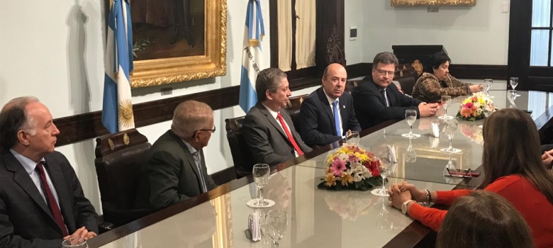 Ministro Bestard se reunió con el Pte del Senado de Corrientes y magistrados electorales