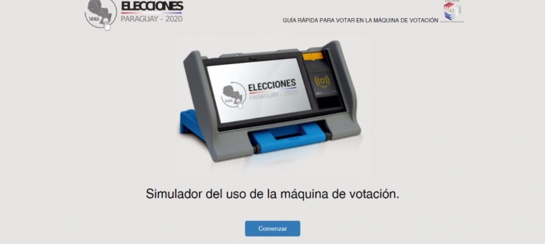 Ciudadanía puede practicar con máquina de votación a través de simulador virtual