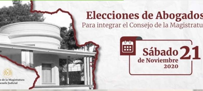 Portal web de la Justicia Electoral cuenta con página dedicada a elecciones del Consejo de la Magistratura