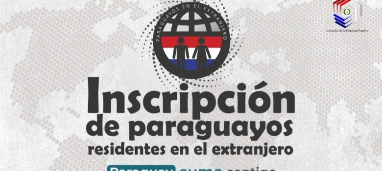 Paraguayos residentes en el exterior pueden inscribirse en el Registro Cívico Permanente