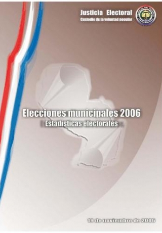 Libro Elecciones municipales 2006 Estadísticas electorales