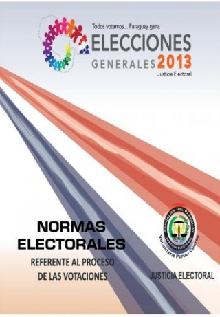 Libro Normas Electorales. Elecciones Generales 2013.